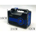 T-5219A  Support USB TF CARD FM RADIO Portable Blue Tooth Wireless Speaker With Solar With Light